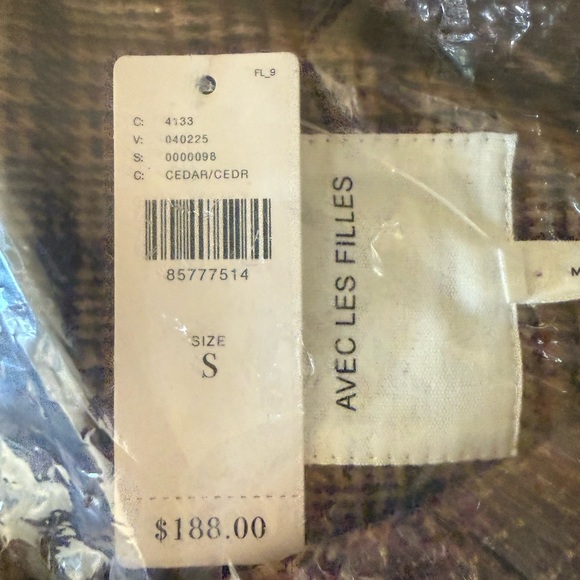 Avec les Filles plaid sequin coat - Picture 4 of 10